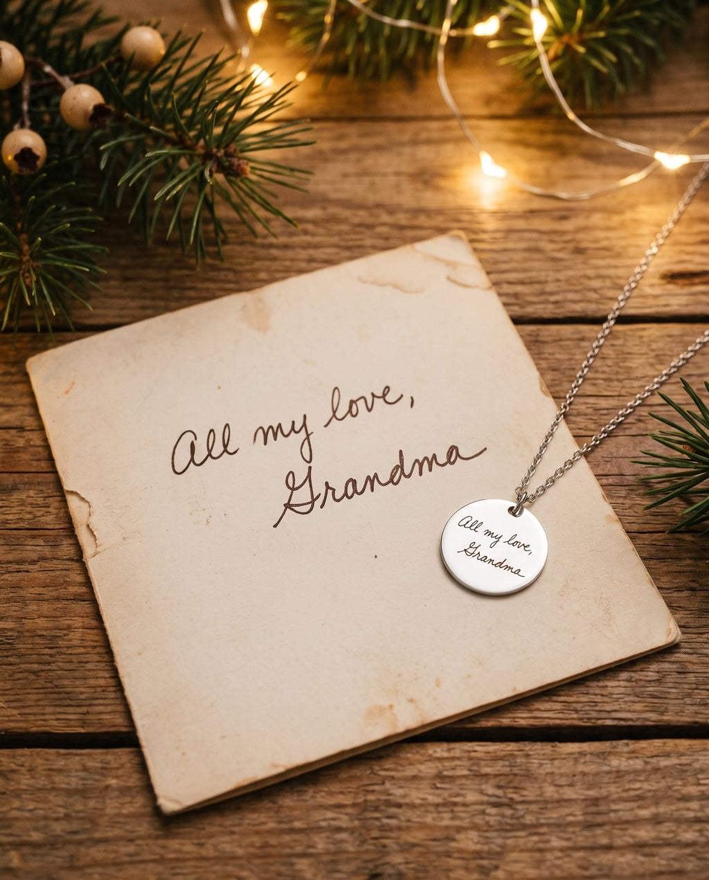 Handwriting Keepsake Necklace