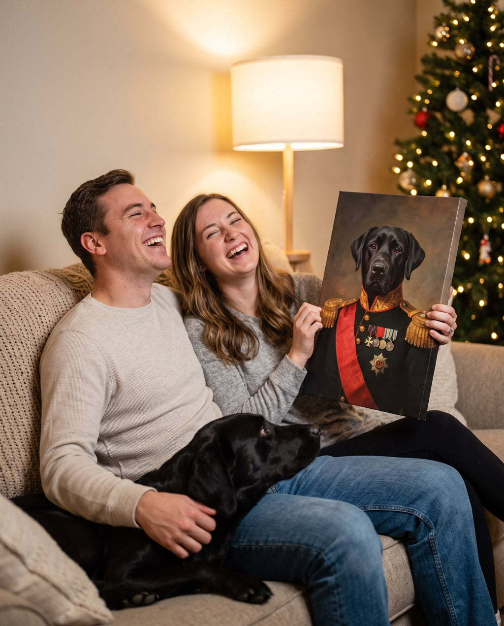 Custom Pet Portrait on Canvas
