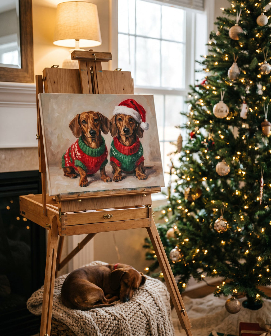 Custom Pet Portrait on Canvas
