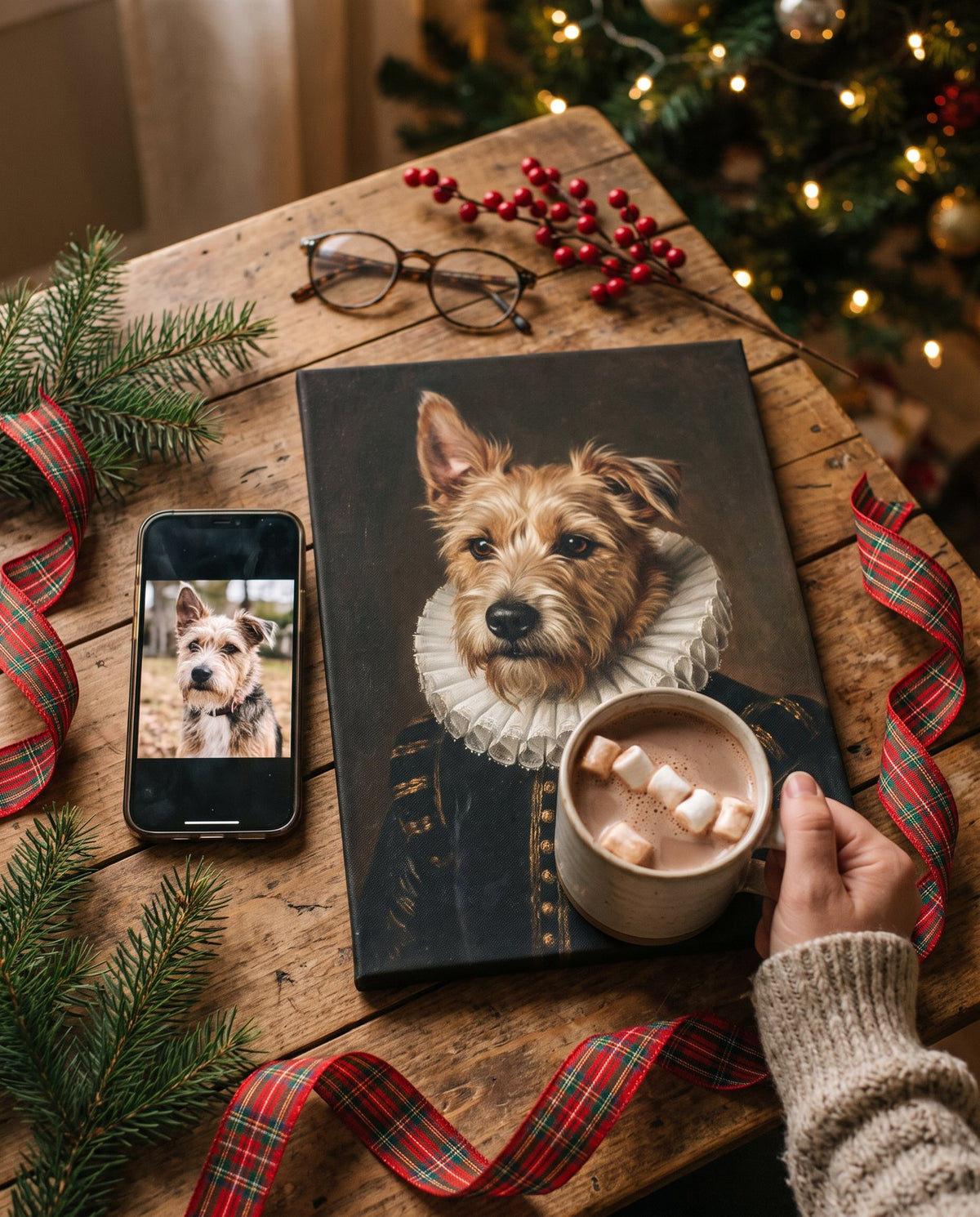 Custom Pet Portrait on Canvas